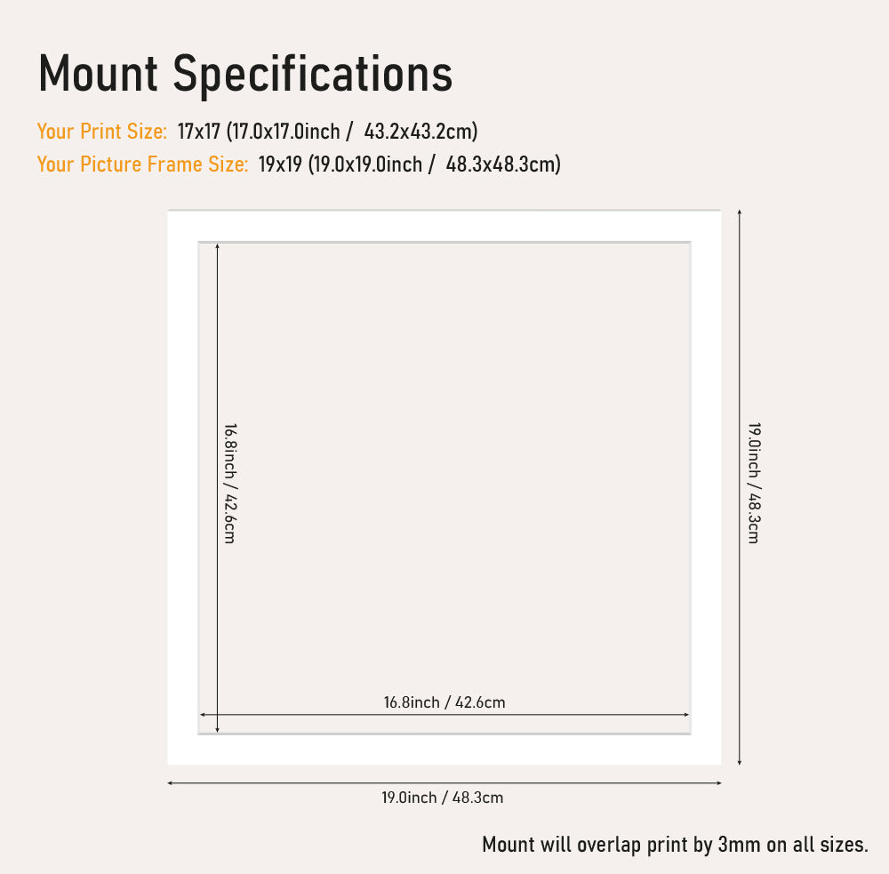 White Picture Mounts for Photo Frames – All Sizes Available – Acid-Free, UK Made
