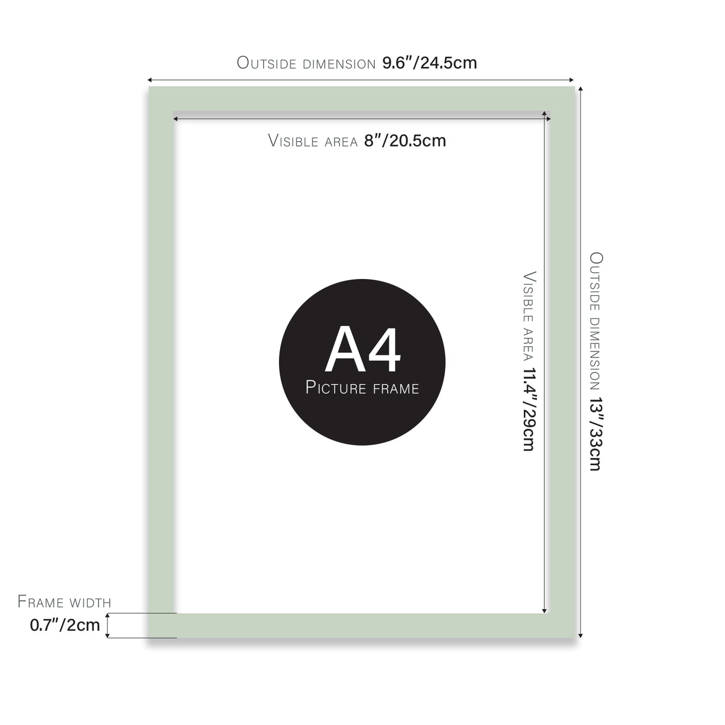 Mint A4 certificate frame wholesale