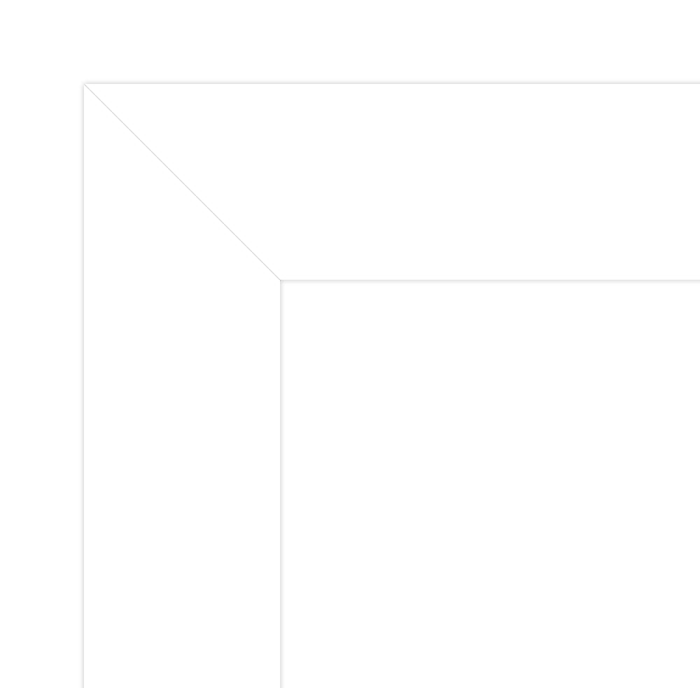 White Picture Frame 20mm Edge
