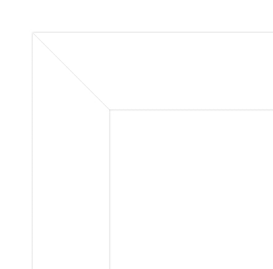 White Picture Frame 20mm Edge