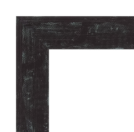 Distressed Black Picture Frame 32mm Edge