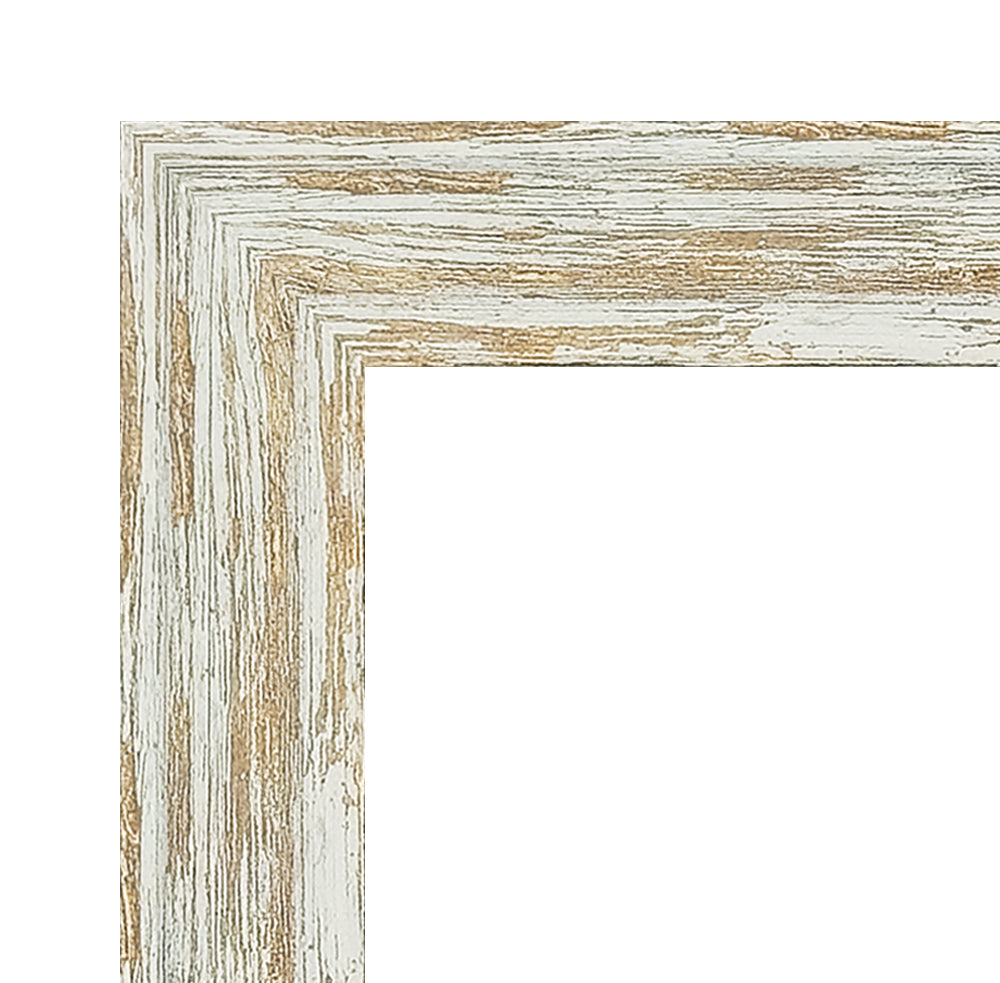 Distressed White Oak Picture Frame 32mm Edge