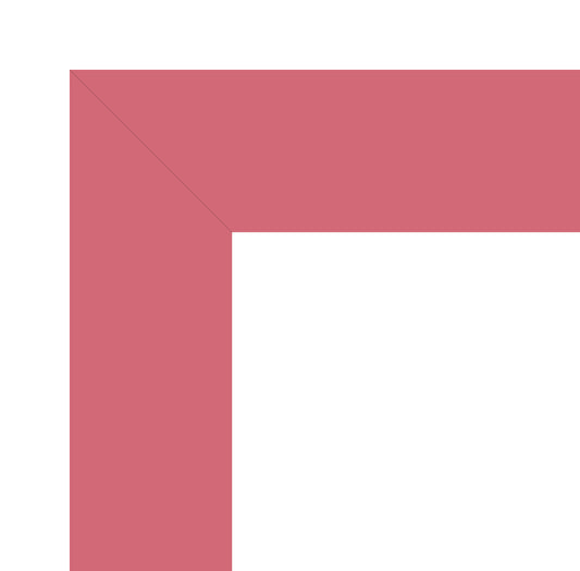 Pink Picture Frame 20mm Edge