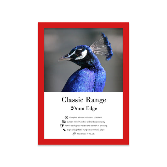 Wholesale RED Picture Frames Bulk Trade supplier UK Made for retail