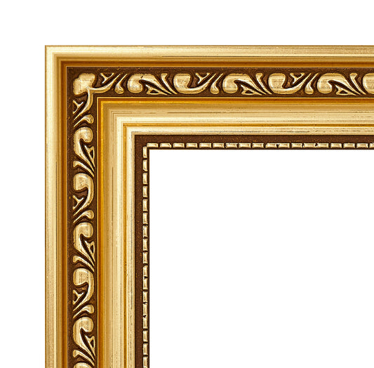 Gold Ornate Picture Frame 33mm Edge