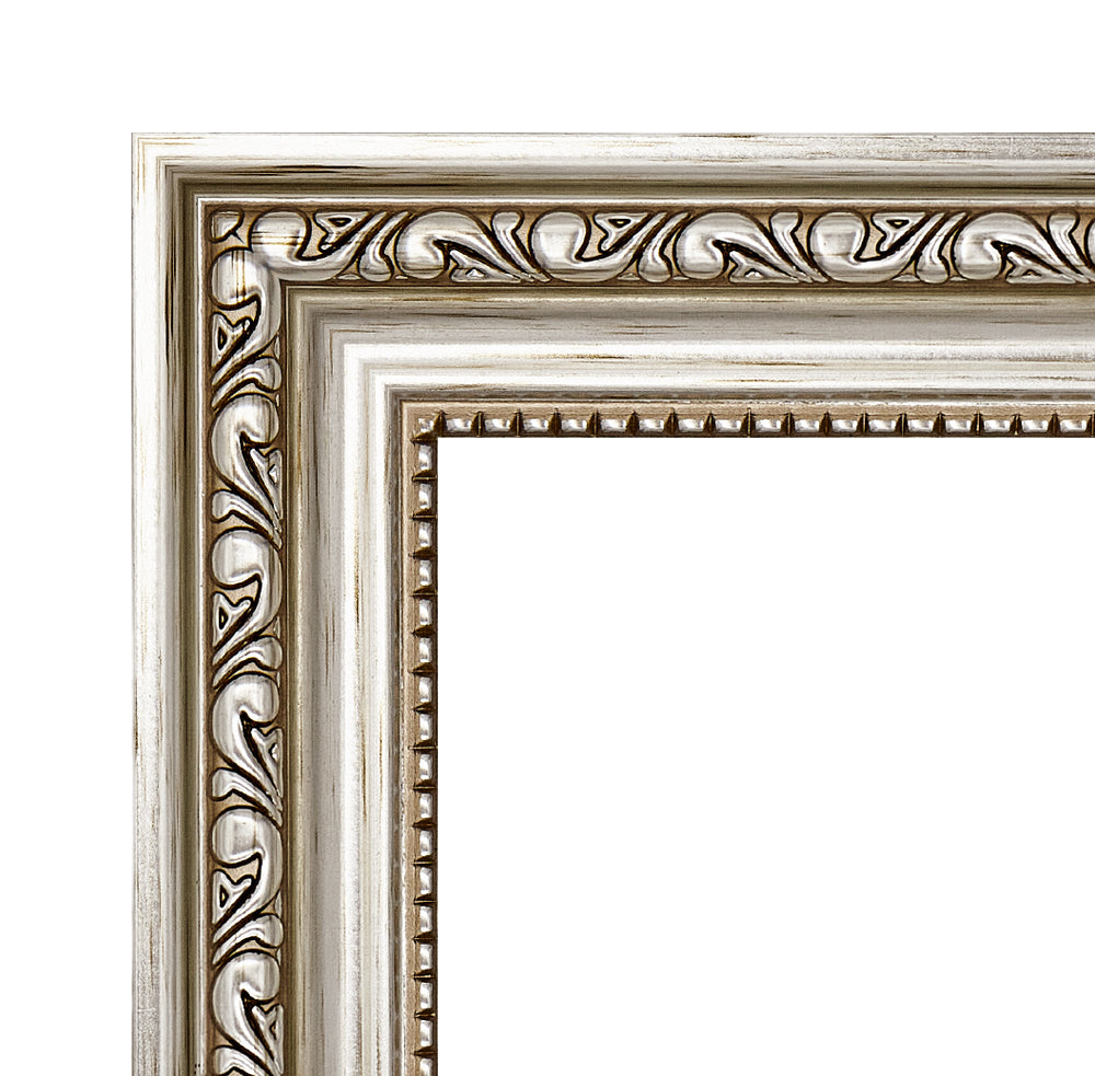 Silver Ornate Picture Frame 33mm Edge