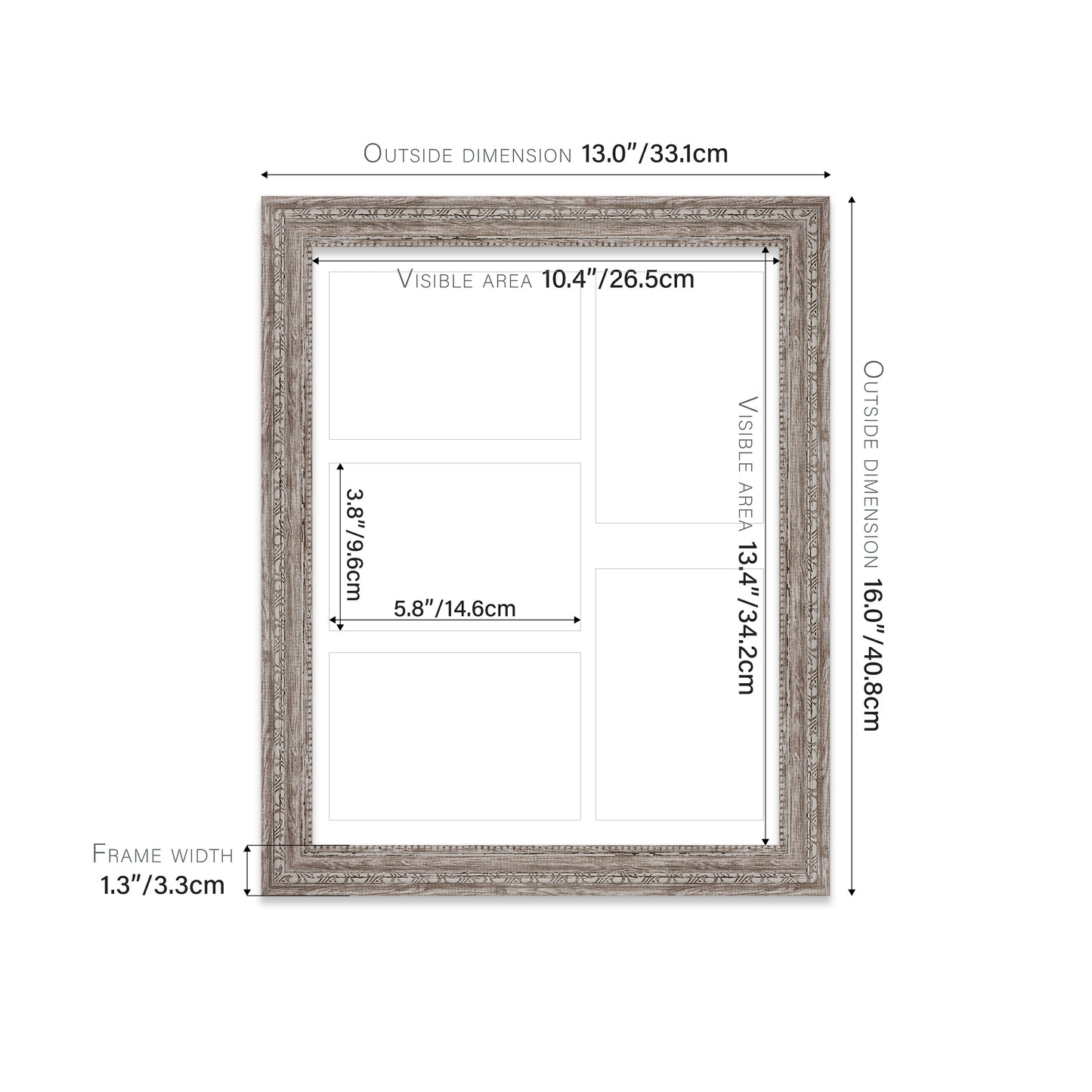 14x11 interior design walnut frames bulk UK