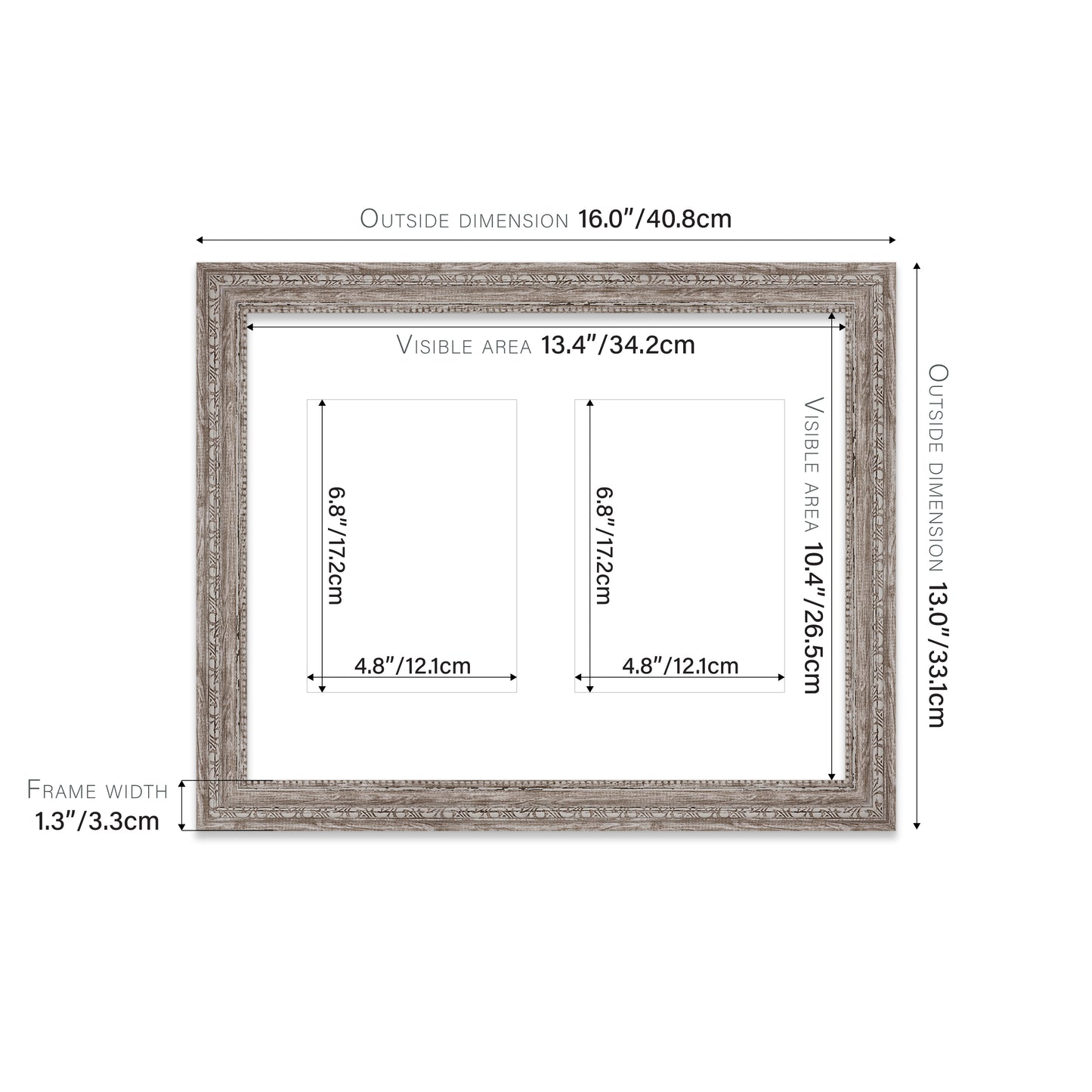 14x11 commercial walnut picture frames supplier UK