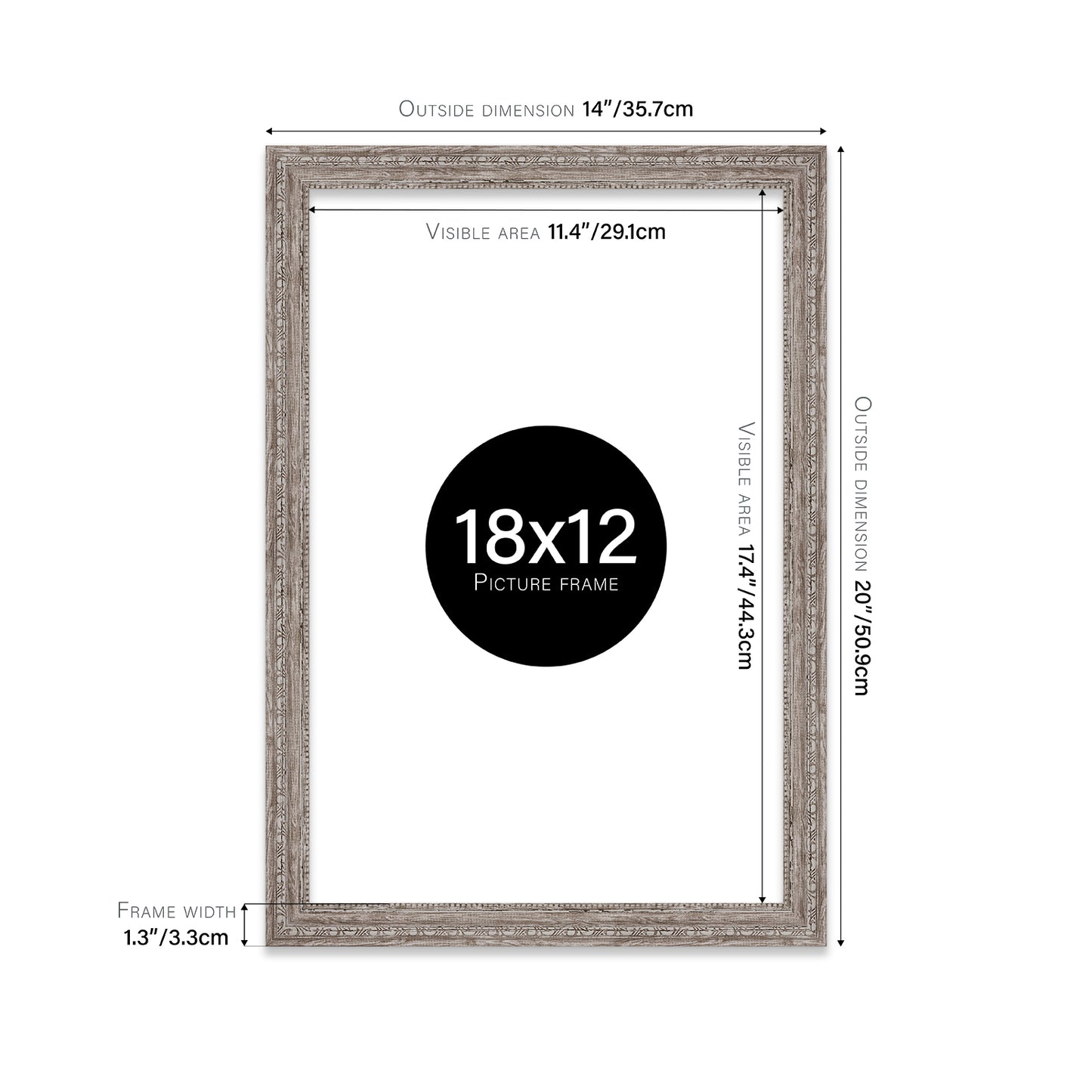 18x12 wholesale ornate frames UK