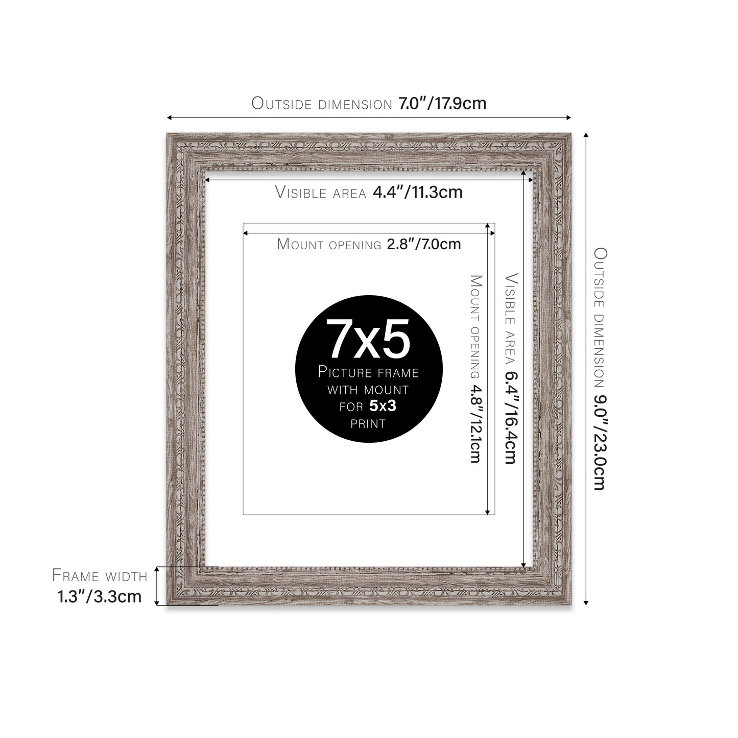 8x6 buy walnut ornate frames in bulk