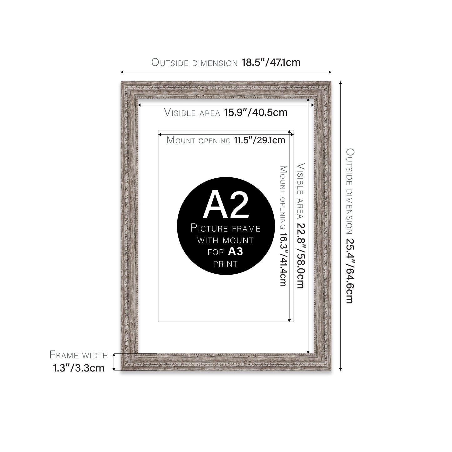 6x4 wholesale ornate walnut picture frames UK